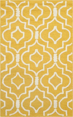 Vista 26 de SAFAVIEH Cambridge Collection - Alfombra decorativa de 2 x 3 pies, color beige y marfil, lana marroquí hecha a mano, ideal para zonas de alto