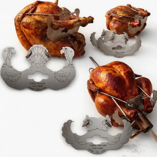 Vista 5 de para pollo I Como se vio en Shark Tank I Cocina uniformemente y hace la carne más jugosa I Fácil de usar y apto para lavavajillas I para hornos