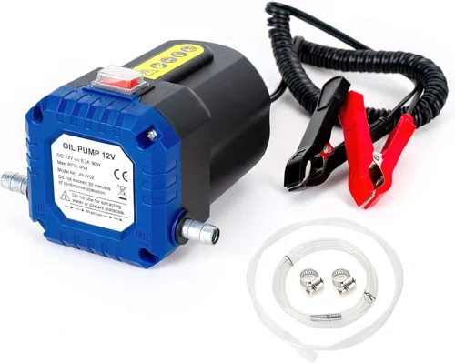 Vista 6 de AIGMISON - Bomba de aceite de motor de 12 V 100 W, bomba extractora de cambio de aceite eléctrica, bomba de transferencia de fluido eléctrica