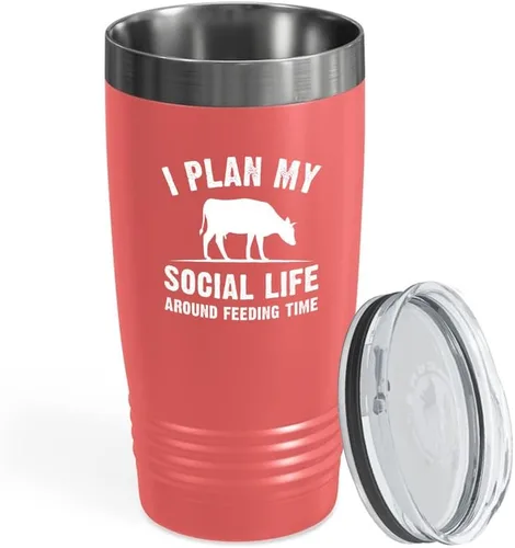 Vista 22 de Vaso vikingo negro de 20 onzas, un chico que acaba de tirar, tractores de jardín agrícola, cultivador campesino, agricultor, amantes de los animales