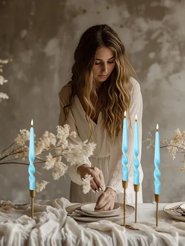 Vista 6 de Velas Cónicas en Espiral Degradado Rosa Vela Torcida Cónica Velas de Palo para Vacaciones Bodas Fiestas Cera Sin Aroma Vela de Cena Sin Goteo