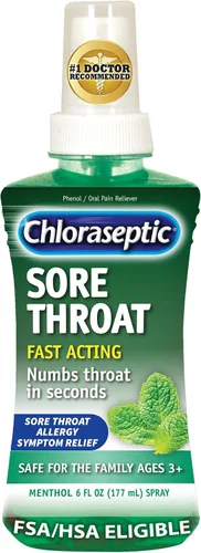Vista 13 de Chloraseptic - Spray para el dolor de garganta, sabor a cereza, 6 fl oz (177 ml)