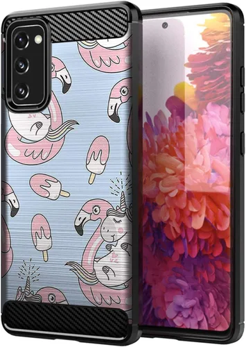 Vista 30 de CasesOnDeck - Carcasa compatible con Samsung Galaxy S20 FE (2020) / S20 FE 5G), color negro