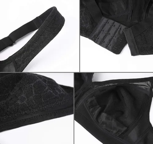 Vista 5 de DotVol Brasier reductor de figura completa para mujer, cómodo, pechos grandes, sin varillas, sin relleno, talla grande