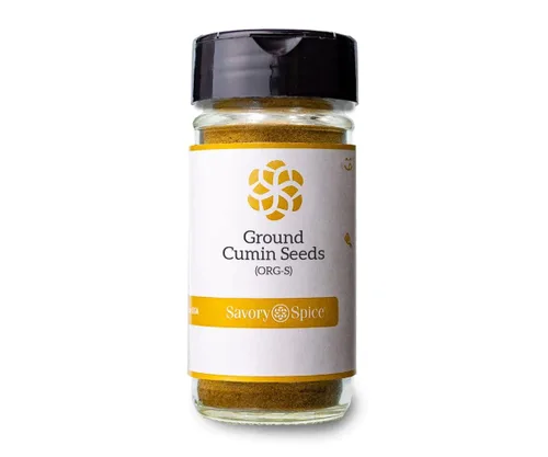 Vista 4 de Savory Spice - Semillas de comino molido, condimento en polvo de comino molido (Comino) (bolsa de 1/2 taza - Neto: 2.05 oz)
