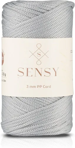 Vista 33 de Cuerda de poliéster Sensy Premium de 3 mm, 120 metros, 100% cordón de polipropileno, cuerda de macramé de 3 mm, cordón para bolsos de ganchillo