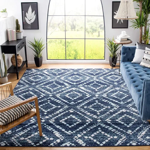 Vista 34 de SAFAVIEH Colección Adirondack Alfombra Decorativa - 2'6" x 4', Negro y Marfil, Diseño Moderno Desgastado, No Desprende Pelusa y Fácil Cuidado, Ideal