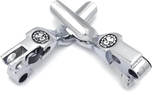 Vista 4 de Palancas de embrague de freno cortas cromadas compatibles con H-D 96-03 XL/96-07 Dyna Touring FLHR