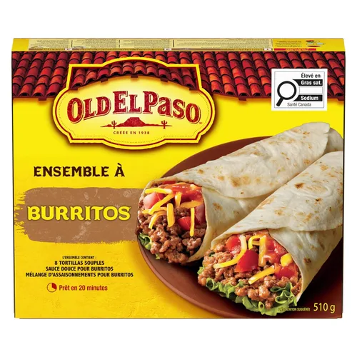 Vista 12 de Old El Paso Kit de cena de burrito, 510 g/18 oz {Importado de Canadá}