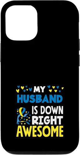 Vista 28 de My Husband is Down Right Awesome Down Syndrome Awareness Case for iPhone 17