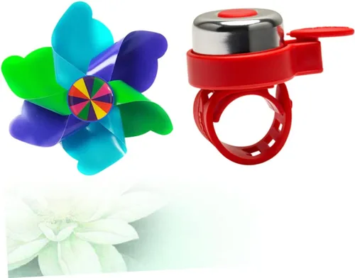 Vista 5 de 1 juego de molino de viento, accesorios de scooter para accesorios de bicicleta, manillar, campana de bicicleta para campana de bicicleta