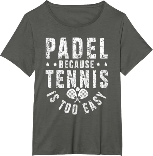 Vista 16 de Padel, Because Tennis is Too Easy - Camiseta de Padel Player
