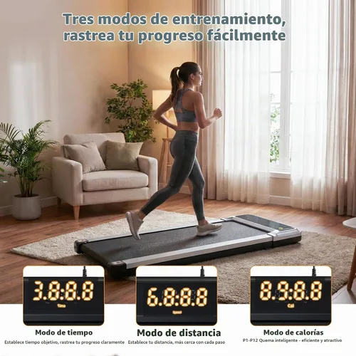 Vista 4 de Almohadilla para caminar 3 en 1 debajo del escritorio