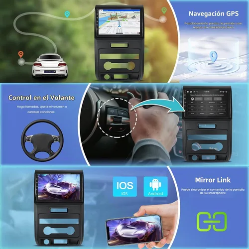 Vista 6 de [4G+64G] Radio de coche de 8 núcleos para Ford F150 2009 2010 2011 2012 - Android 13 pantalla táctil F-150 estéreo, DSP 32 EQ/IPS/Carplay/Android