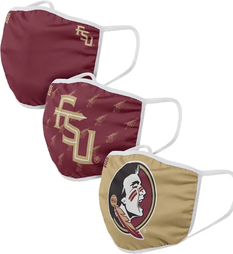 Vista 60 de FOCO - Cubrebocas universitario de la NCAA para adultos (unisex, 3 unidades)