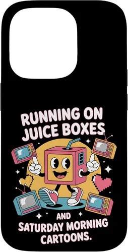 Vista 17 de Cajas de jugo y dibujos animados - Funda retro nostalgia para niños de los 90 para iPhone 16