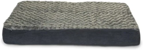 Vista 11 de Furhaven Cama de gel refrescante para perros medianos/grandes de hasta 55 libras con funda extraíble y lavable, colchón de gamuza y piel sintética
