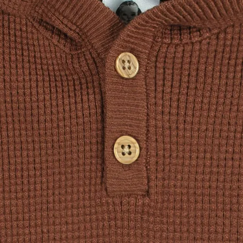 Vista 5 de Gerber Conjunto de suéter con capucha y pantalón de punto para bebés y niños pequeños