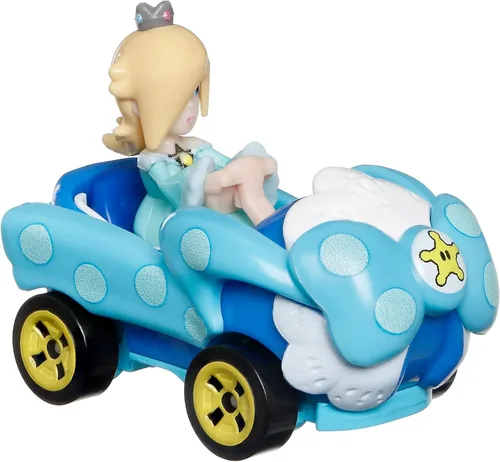 Vista 2 de Hot Wheels Mario Kart Rosalina Diecast Car [Reina del Cumpleaños]