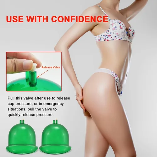 Vista 7 de Elitzia Vasos de vacío para levantamiento de glúteos, 101.4 fl oz/101 onzas líquidas, copas de glúteos extra grandes de 9.05 pulgadas de diámetro