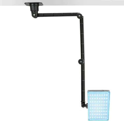 Vista 8 de Soporte de pared para luz de video compatible con todas las luces de anillo, luces RGB y lámparas de fotografía