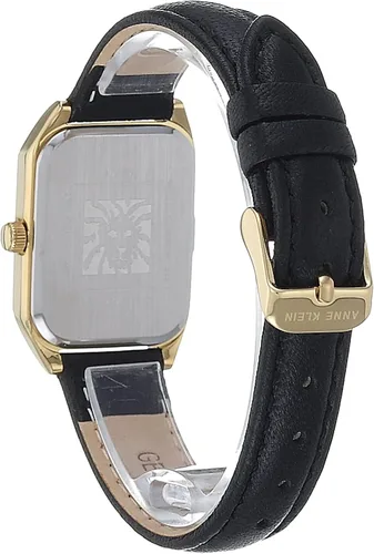 Vista 5 de Anne Klein Reloj con correa de cuero para mujer