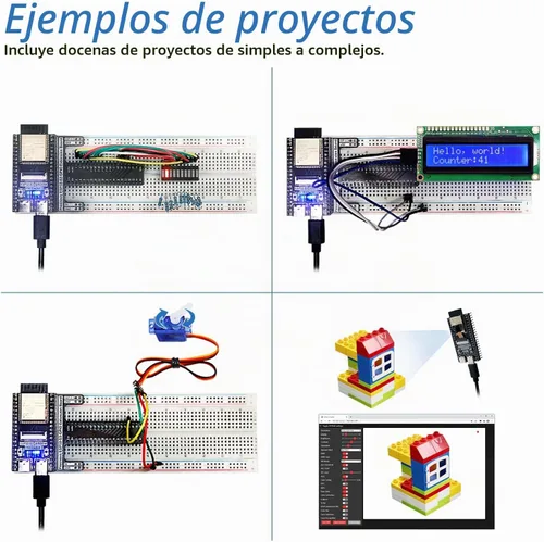 Vista 4 de FREENOVE ESP32 Kit ESP32-S3 Kit Super Starter Kit de tablero de cámara