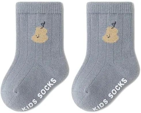 Vista 8 de QandSweet - Calcetines de algodón peinado para bebés recién nacidos y niños pequeños