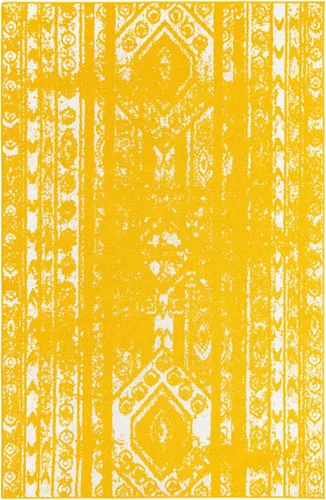 Vista 40 de Unique Loom Lennon Collection - Alfombra de área Zal (2 pies x 3 pies 1 pulgada, rectangular, gris y marfil)