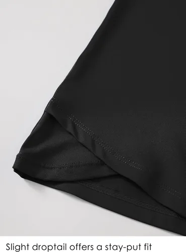 Vista 4 de Willit Camisas de tenis para mujer, de secado rápido, para golf, manga corta, para entrenamiento, con UPF 50+, para correr