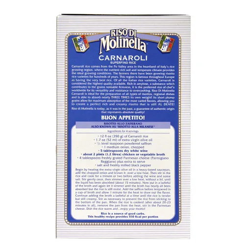 Vista 2 de Carnaroli Riso di Molinella 2.2 Lb (Paquete de 2)