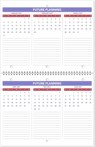 Vista 6 de AT-A-GLANCE Calendario de pared 2026, 8.5 x 11 pulgadas, pequeño, bloques sin líneas, mensual (PM1702826)