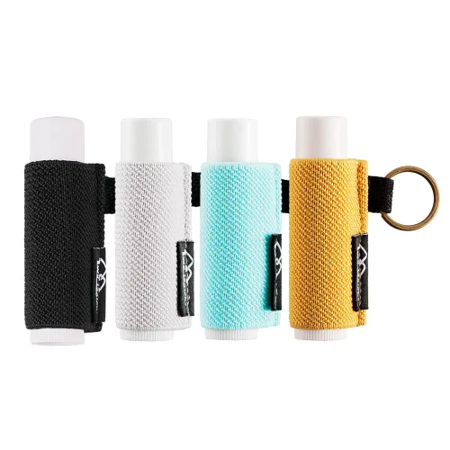 Vista 11 de WK IEASON - Llavero con Soporte para Bálsamo Labial, Clip para Funda de Lápiz Labial, Funda para Chapstick, Llavero, 3 piezas Negro, Mediana
