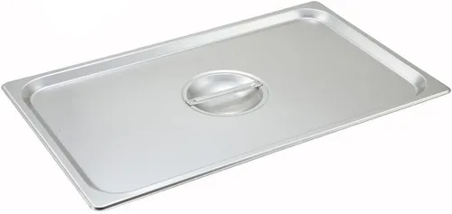 Vista 10 de Tiger Chef Bandeja de mesa de vapor antiatascos de acero inoxidable de calibre 22 de 6 pulgadas 1/2 con tapa