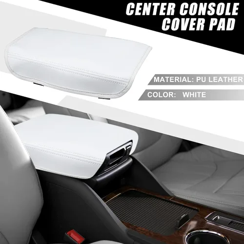 Vista 2 de Funda impermeable para consola central de coche, color blanco, para Hyundai Tucson 2022 2023
