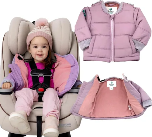Vista 18 de Buckle Me Baby Coats Abrigo de asiento de coche de Toast