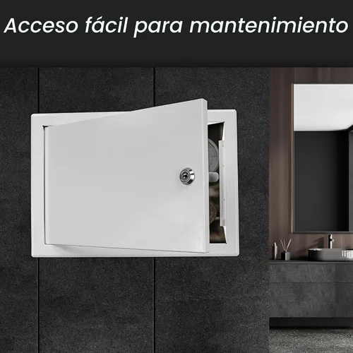Vista 5 de Repa Market Panel de acceso de 6 x 6 pulgadas para paneles de yeso/cubierta de orificio de pared de acero recubierto de polvo blanco/puerta