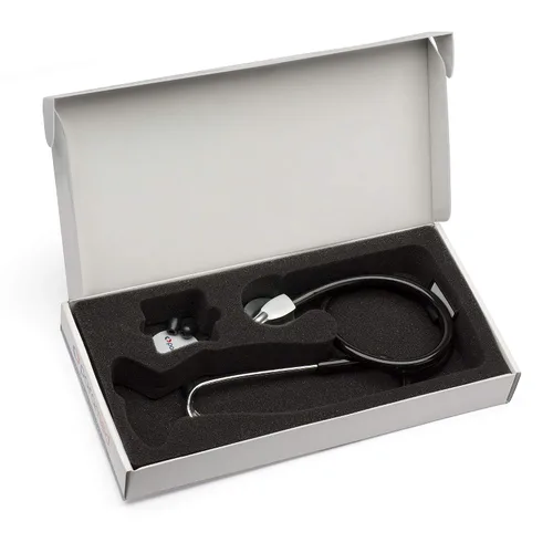 Vista 5 de Estetoscopio PARAMED - Clásico de Cabeza Simple para Cardiología para Uso Médico y Clínico por Paramed - Adecuado para Enfermeras, Hombres, Mujeres