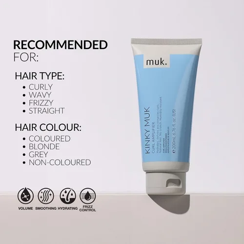 Vista 5 de MUK. Haircare Kinky Curl Amplificador, 6.76 onzas