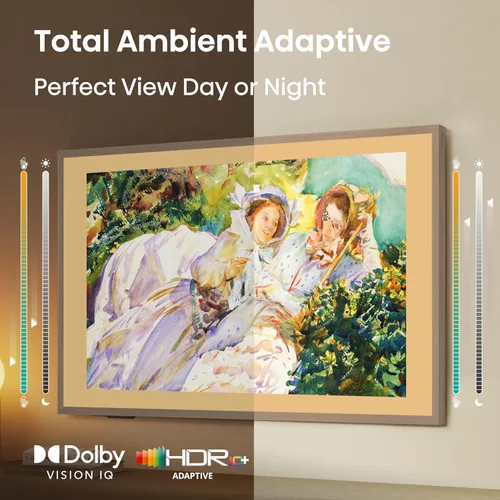 Vista 12 de Hisense Serie S7N CanvasTV QLED 4K de 85 pulgadas, Dolby Vision HDR Google Smart TV (85S7N, modelo 2025) - 144Hz, modo artístico, panel