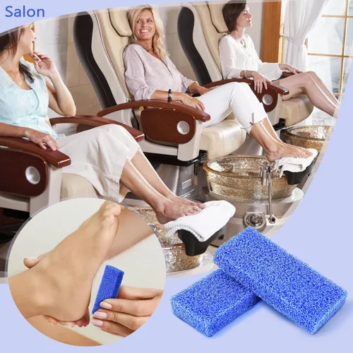 Vista 8 de Paquete de 140 almohadillas de piedra pómez desechables y kit de manicura profesional, incluye esponja para pedicura, piedra de pedicura y kit