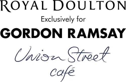 Vista 7 de Royal Doulton Exclusivamente para Gordon Ramsay Union Street Café Grey Set de 16 piezas