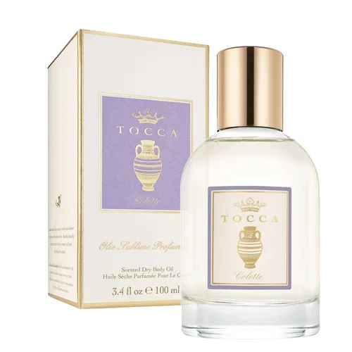 Vista 10 de Tocca Cleopatra Aceite corporal seco perfumado, 3.4 onzas líquidas Olio Sublime Profumato - Fragancia corporal con pomelo, jazmín y almizcle