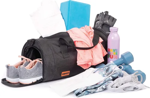 Vista 7 de INK+IVY Bolsa de gimnasio resistente al agua con compartimento separado para zapatos