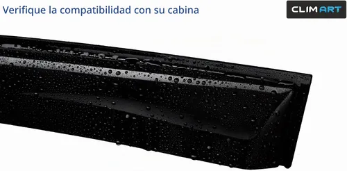 Vista 8 de CLIM ART - Protectores de lluvia increíblemente duraderos para Jeep Cherokee 2014-2023, deflectores de ventana originales con cinta adhesiva