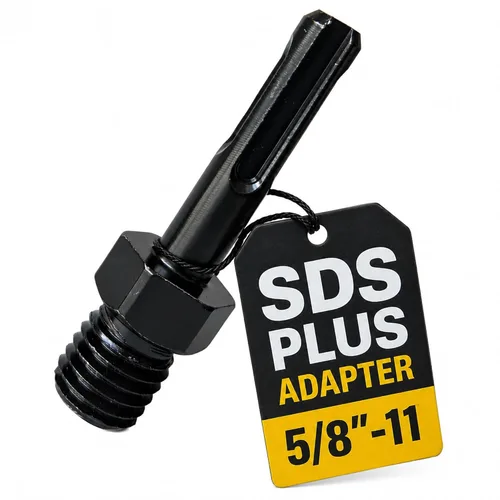 Vista 12 de Drilax Adaptador de amoladora angular M14 macho a 5/8-11 hembra, convertidor de rosca europeo a norteamericano para brocas de núcleo de diamante