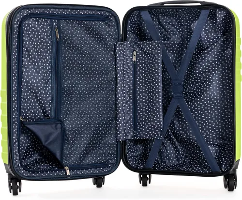 Vista 6 de Ben Sherman Equipaje Hereford vertical de viaje giratorio, Verde (Pepper Green), Maleta vertical de viaje con ruedas Hereford