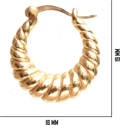 Vista 25 de Gempires - Aretes ligeros y gruesos, delicados y minimalistas, hipoalergénicos, chapados en oro, sin deslustre, diseño clásico, para uso diario