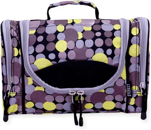 Vista 2 de Everest Neceser Deluxe, Amarillo/Gris Dot, Neceser Deluxe