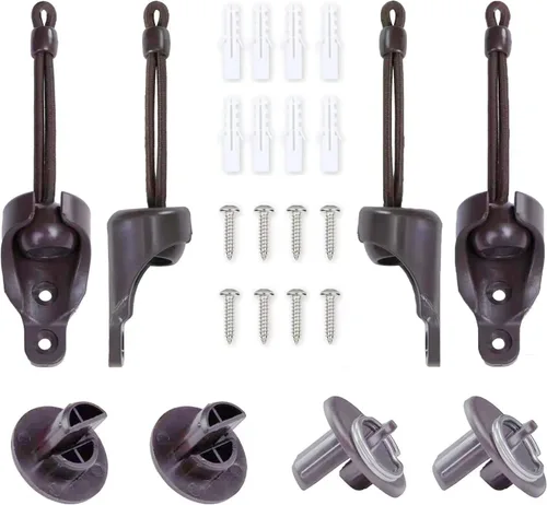 Vista 9 de Kit de repuesto universal para sombrilla, kit de salto elástico, correa para parasol, resistente a la intemperie, compatible con persianas